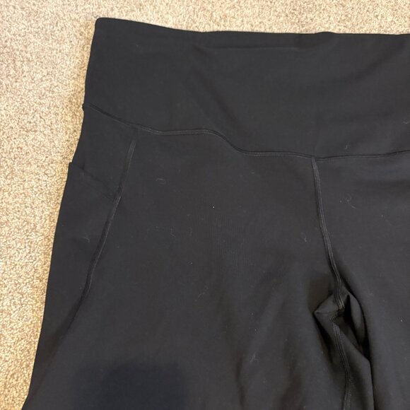 Gap Fit Maternity Blackout Technology Crop Legging Black Plus Size XXL - Picture 4 of 9